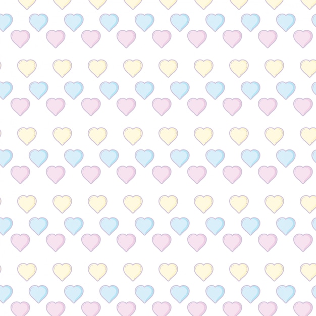 Hearts background cartoons