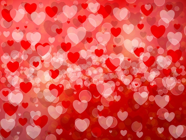 Hearts background