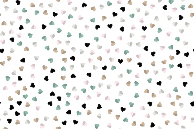 Hearts icon background.  style