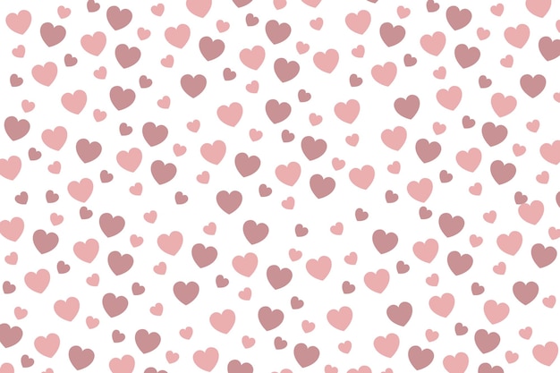 Hearts light colour background