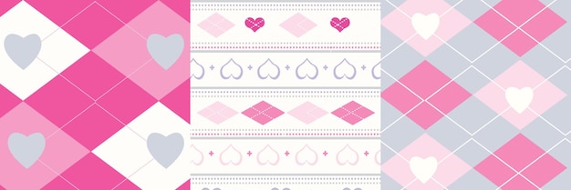 Hearts pattern background, for wrapping paper, greeting cards. Valentines cards.