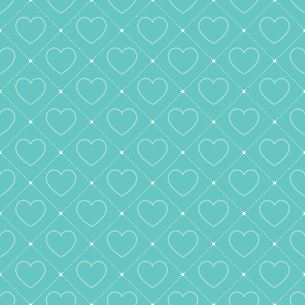 Hearts pattern. Valentines day background for holiday template. Creative and luxury style illustration