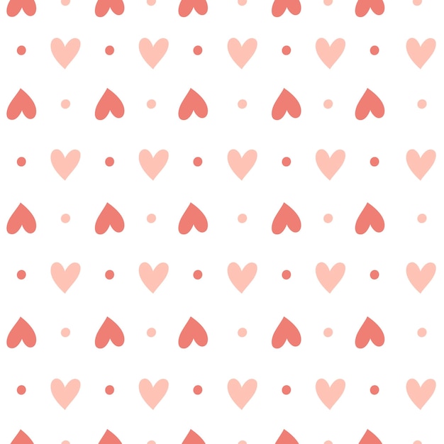 Hearts seamless pattern Design for fabric textile wrapping paper