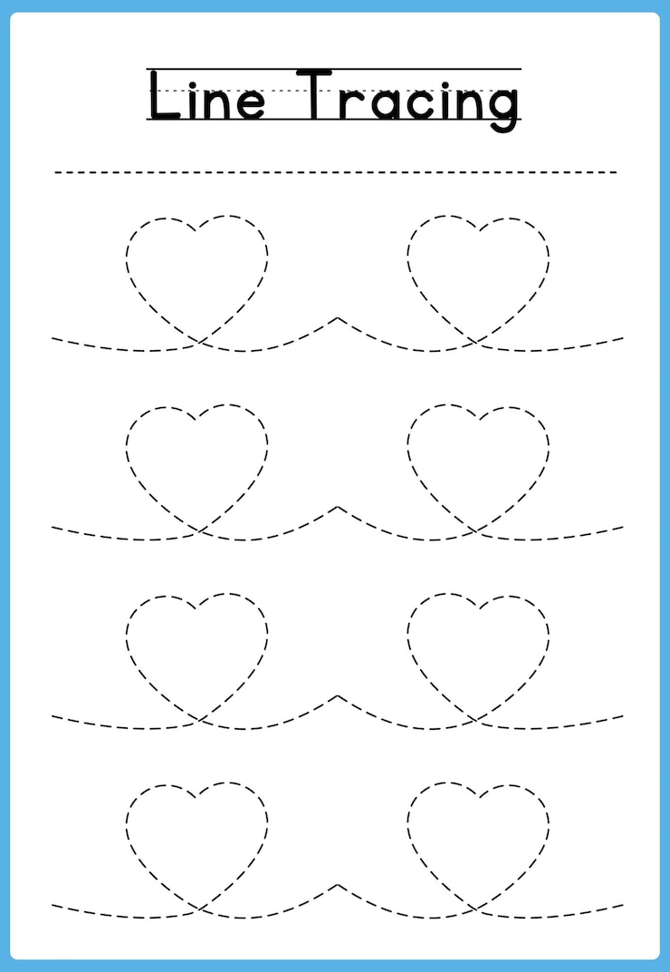 Vector hearts with a message of love