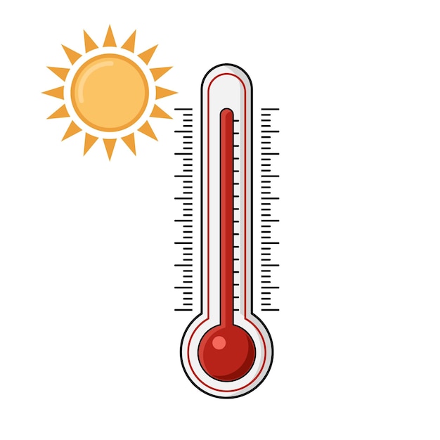 熱温度計 天気温度計 気象学