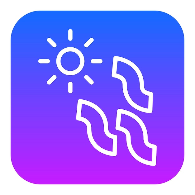 Heat Wave Vector Icons