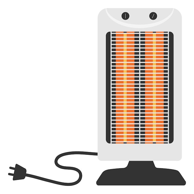 Icona del riscaldatore illustrazione vettoriale piatta