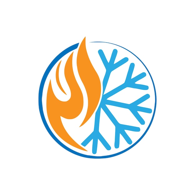 heating and cooling logo