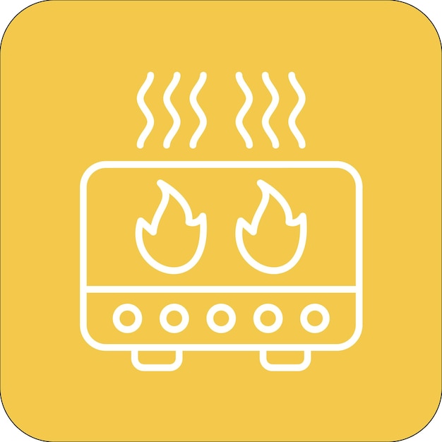 Heating icon vector image Can be used for Home Improvements