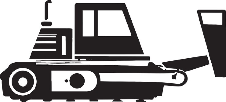 Vector heavy machinery logo design templates