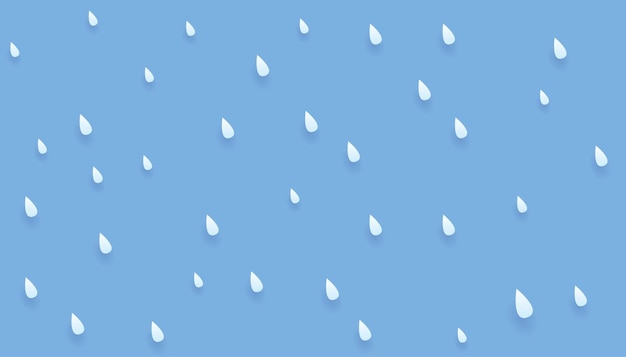 暗い空で激しい雨が降る