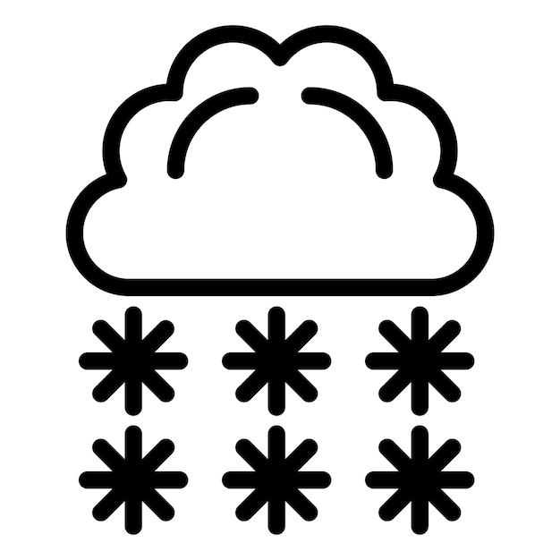 Heavy Snow Icon Style