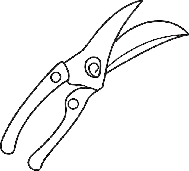 Vector hedge trimmer illustration logo ideal for landscaping and garden maintenance businesses