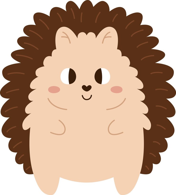 Vector 고슴도치 동물 서