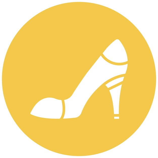 Vector heels vector illustration style