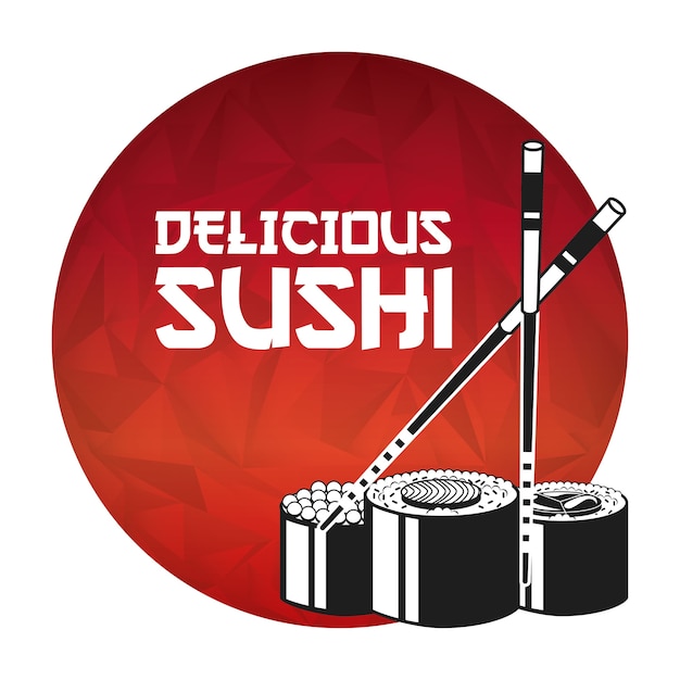 heerlijk sushi-ontwerp