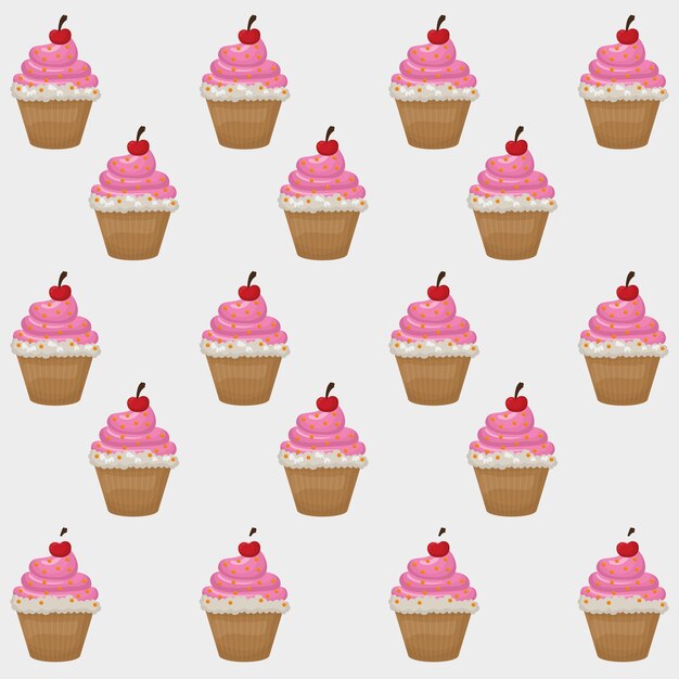 Heerlijke cupcake dessert pictogram