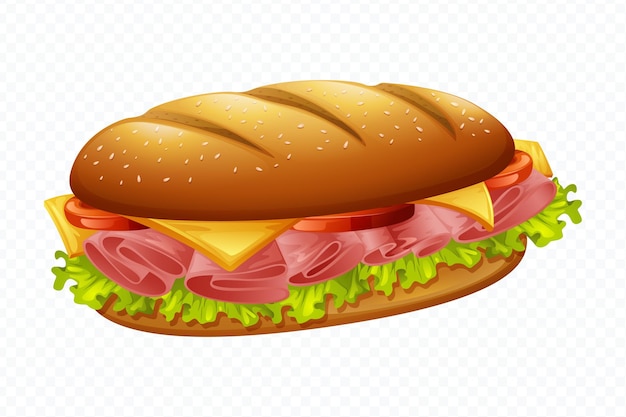 Heerlijke ham en kaas.