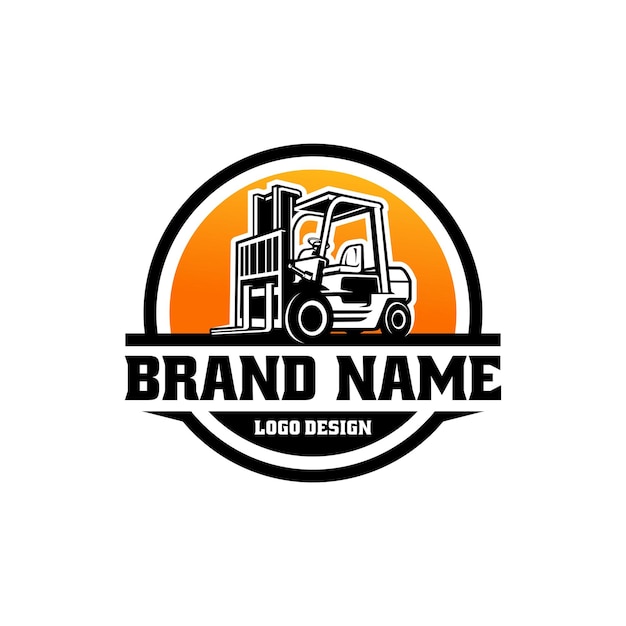 heftruck vector geïsoleerd voor illustratie of logo-ontwerp