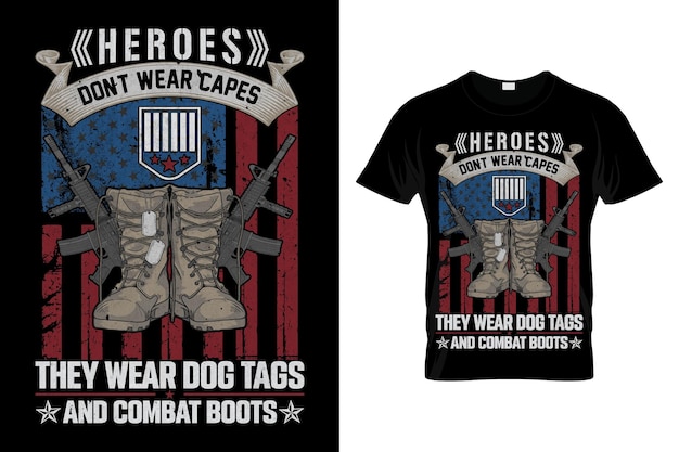 Helden dragen geen cape, ze dragen dogtags en gevechtslaarzen