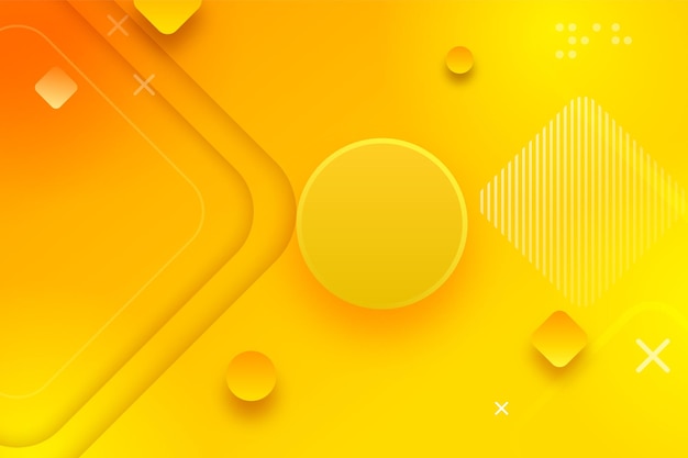 Helder oranje cirkel patroon abstracte achtergrond voor brochure folder banner sjabloon