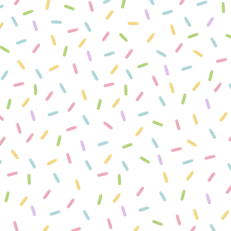 Vector heldere achtergrond met zoet snoep met verloop achtergrond, vectorillustratie