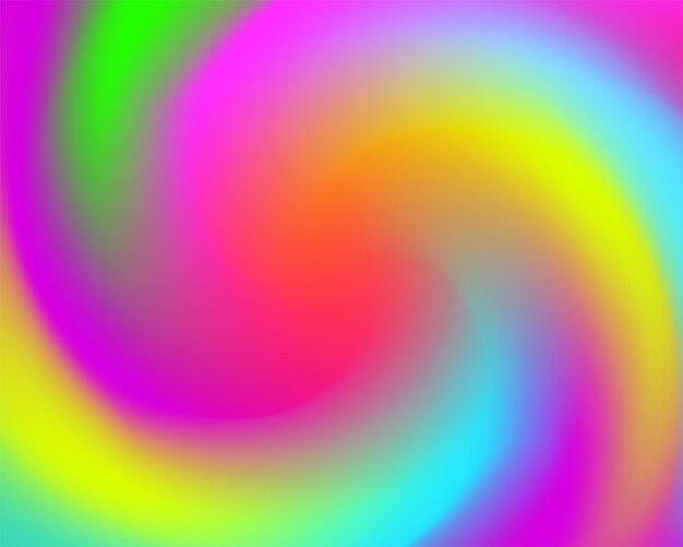 Heldere regenboog kleur swirl abstracte achtergrond. Vector twist behang ontwerp. Glanzende onscherpte en vloeiende achtergrond.