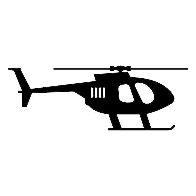 Helicopter icon logo vector design template