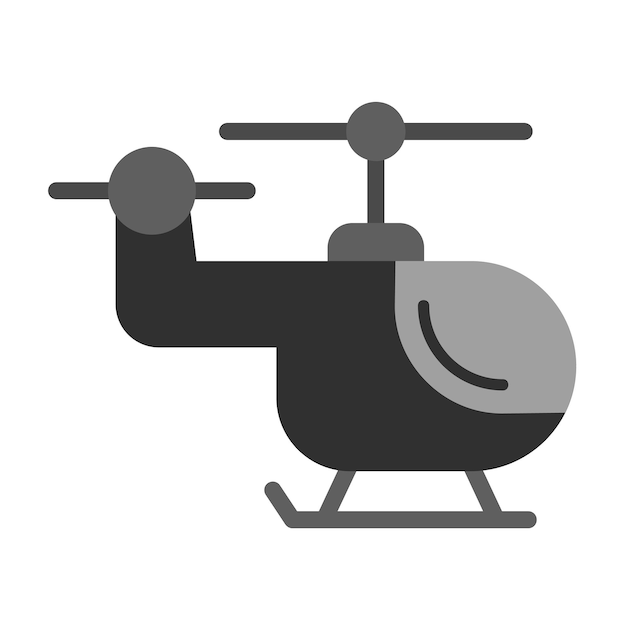 Вектор Векторное изображение значка вертолета может быть использовано для детских игрушек