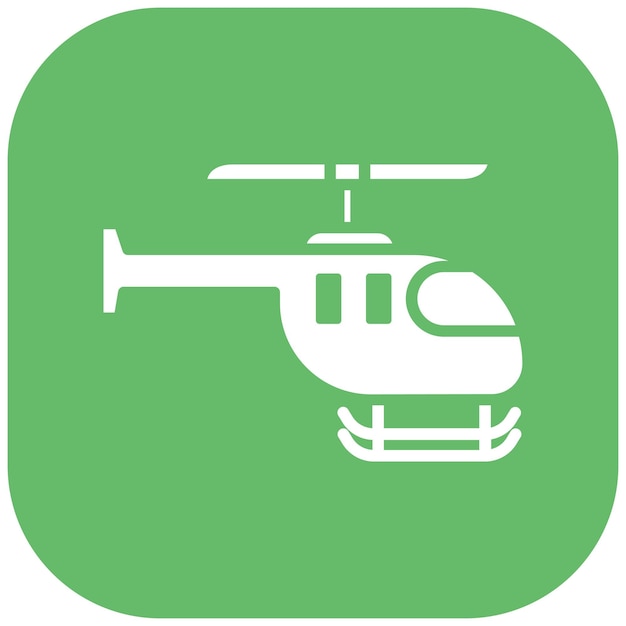 Helicopter vector icon Can be used for Natural Disaster iconset