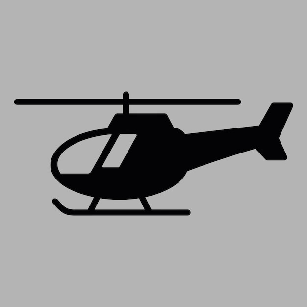 Vector helicopter vector icon