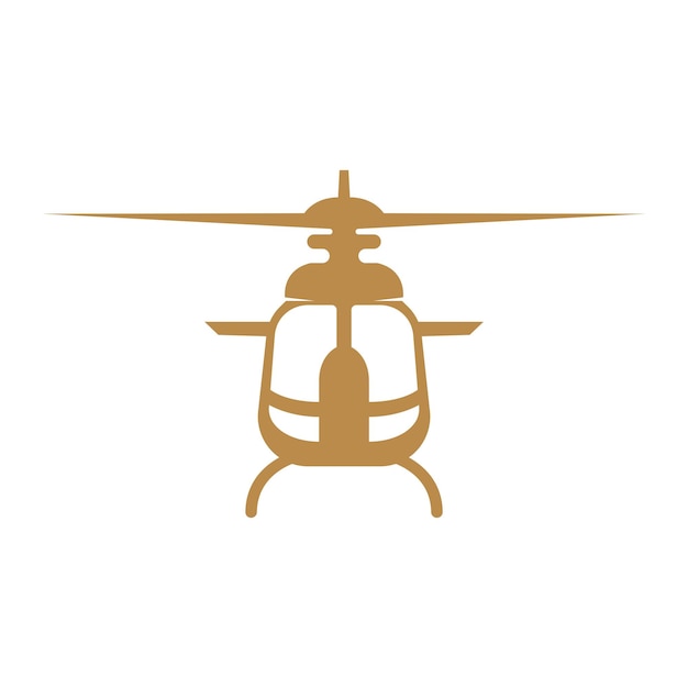 Helikopter pictogram logo ontwerp