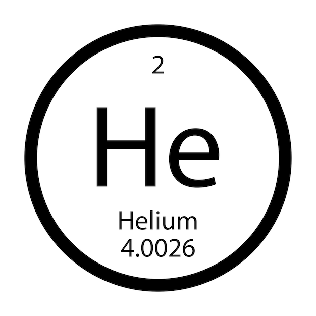 Helium icoon vector