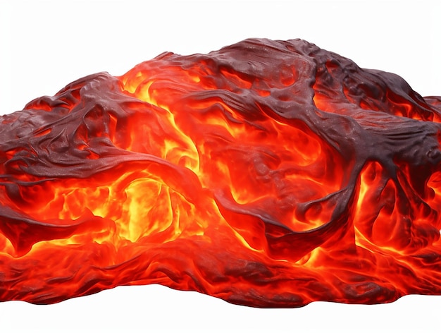 Vector hell hawaii darkness explosion no people inferno burn flame flowing glowing heat smoke dange