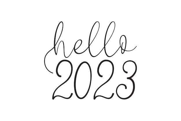 Привет 2023 SVG