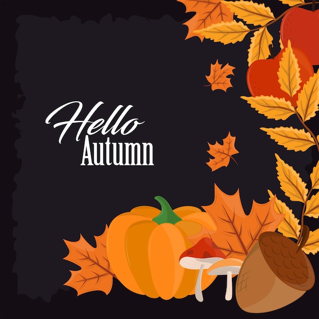 Hello autumn flyer