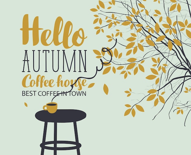 hello autumn poster