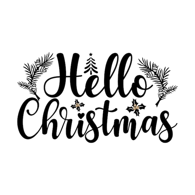 Hello ChristmasMouse Pads Prints Cards and Posters Mugs Notebooks Floor Pillows and Tshirt pri