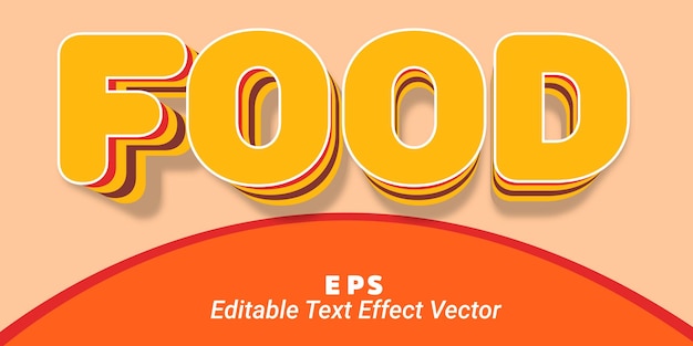 Vector hello editable text effect vector