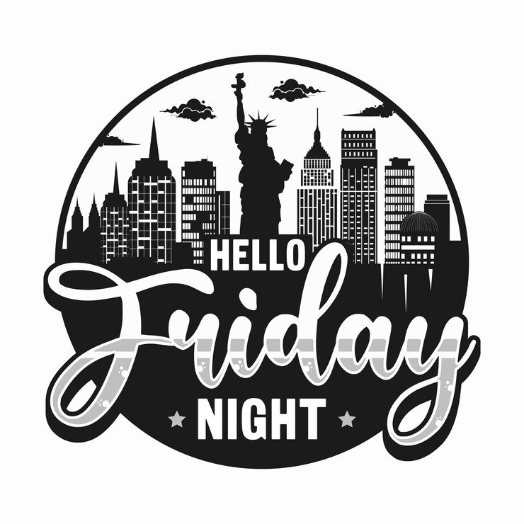Vector hello friday night