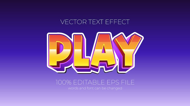 Hello Kawaii text effect style EPS editable text effect