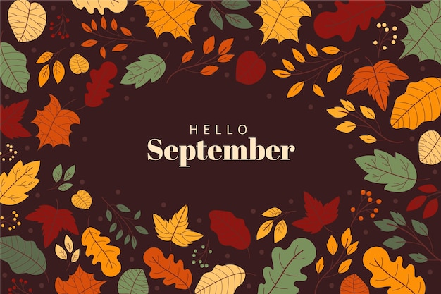 Hello september background