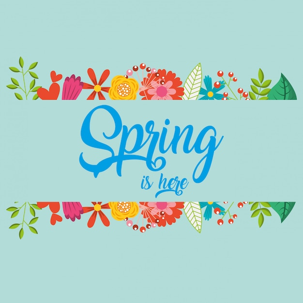 Hello spring card