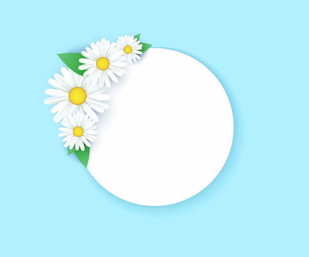 Hello Spring Design with 3D Realistic Fresh Flowers Elements for Spring Season.