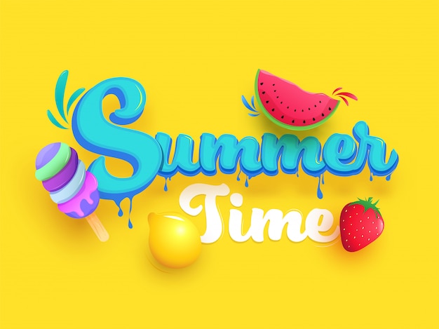 Vector hello summer background.