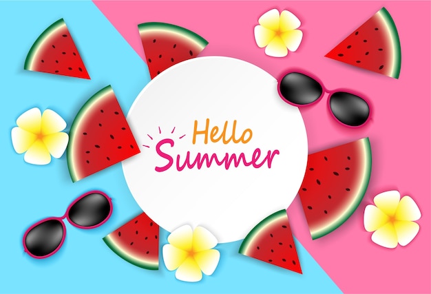 Hello Summer background