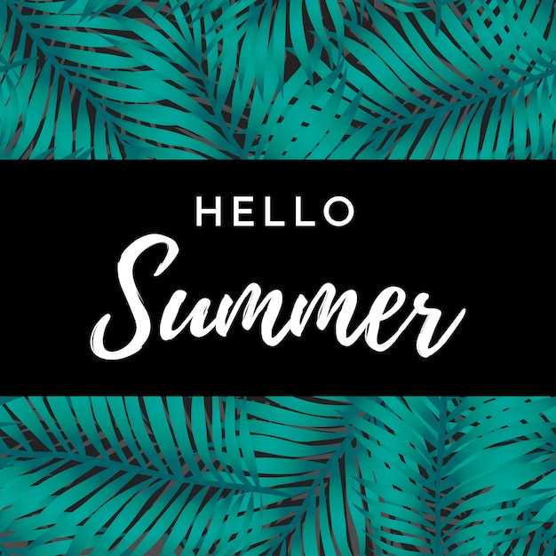 Hello summer card