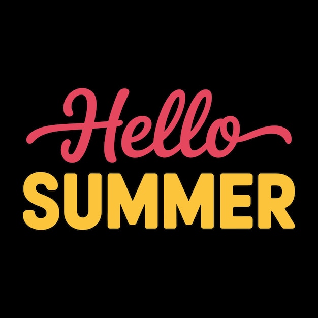 hello summer text