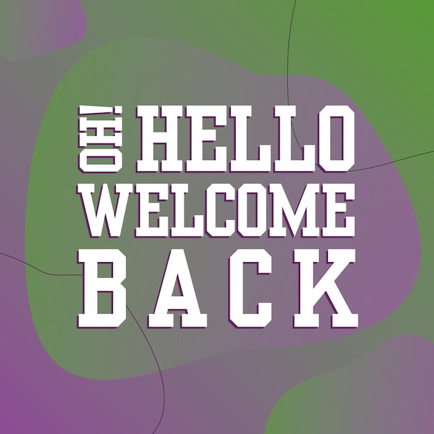 Hello , we are back welcome again, we are open, welcome back, Social Media Instagram Post