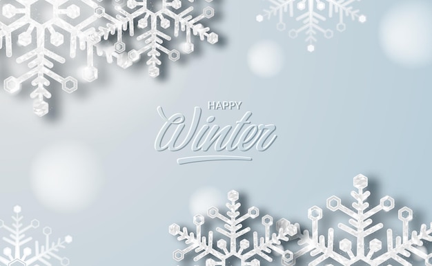 Hello winter luxury элегантное украшение из хрустальной снежинки с блестками для фона декоративного